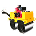 Walk behind double drum vibratory roller compactor